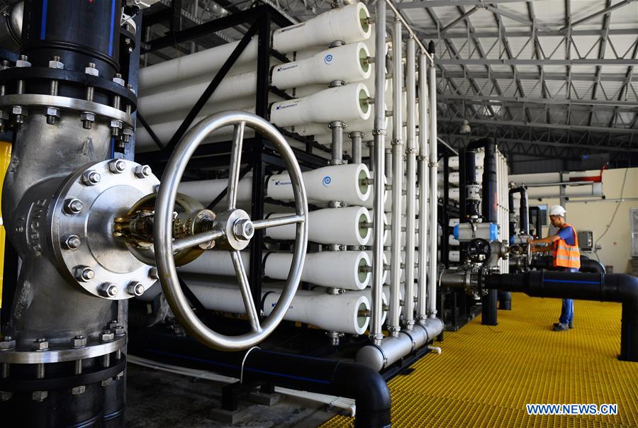 MIDEAST-GAZA-DESALINATION-PLANT