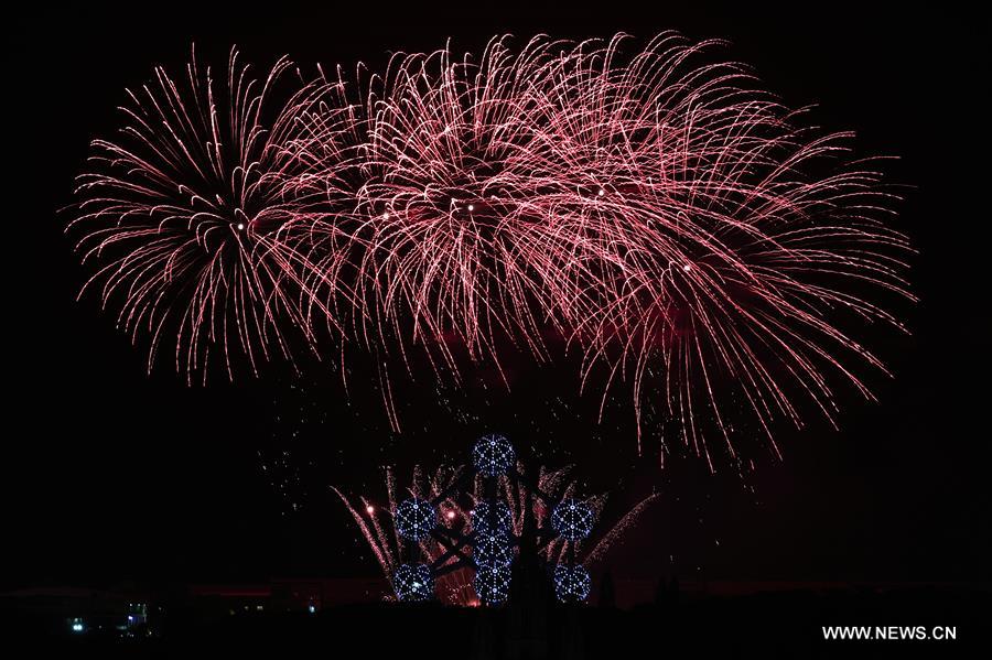 BELGIUM-BRUSSELS-FIREWORKS