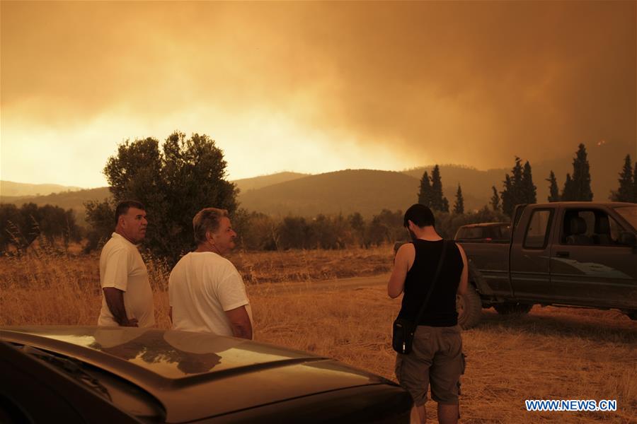 GREECE-EVIA ISLAND-WILDFIRE