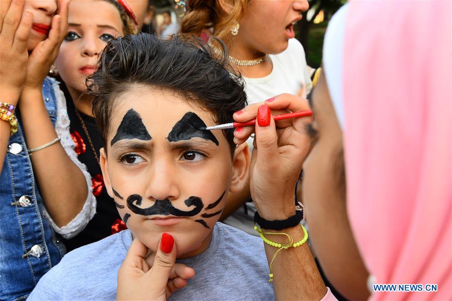 MIDEAST-GAZA-EID AL-ADHA-CELEBRATION