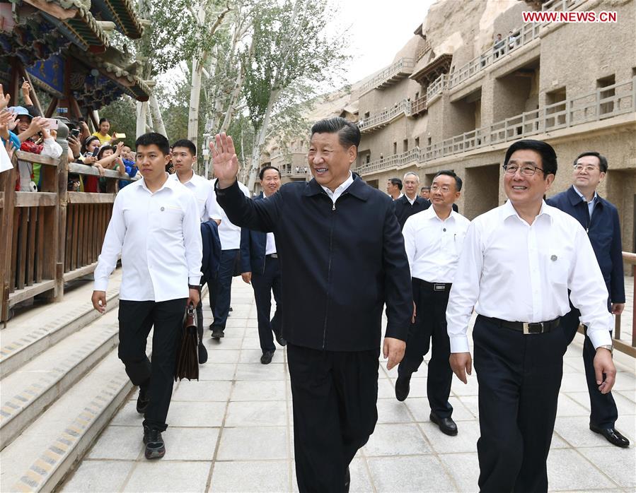 CHINA-GANSU-XI JINPING-INSPECTION (CN)