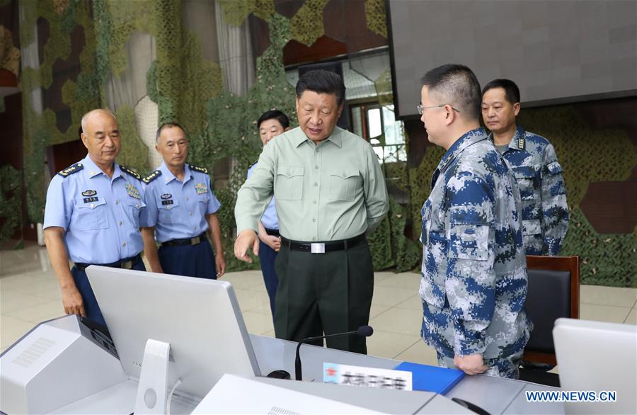 CHINA-GANSU-XI JINPING-AIR FORCE-INSPECTION (CN)