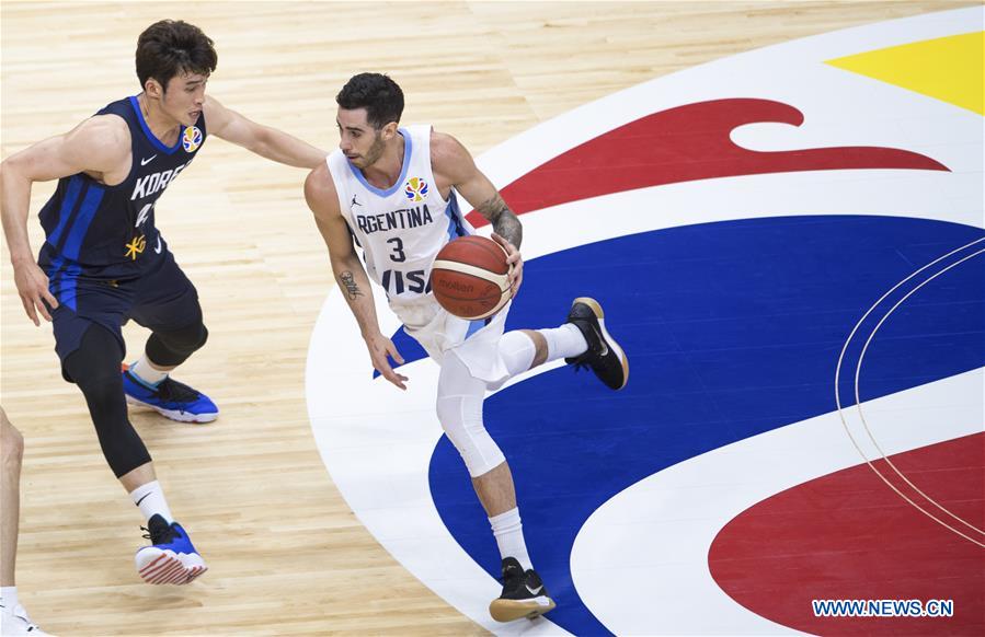 (SP)CHINA-WUHAN-BASKETBALL-FIBA WORLD CUP-GROUP B-SOUTH KOREA VS ARGENTINA (CN)