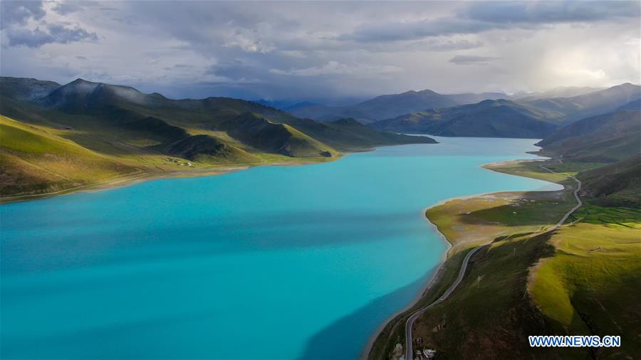 CHINA-TIBET-YAMZBOG YUMCO LAKE-SCENERY (CN)