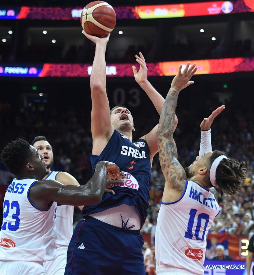 (SP)CHINA-FOSHAN-BASKETBALL-FIBA WORLD CUP-GROUP D- ITALY VS SERBIA (CN)