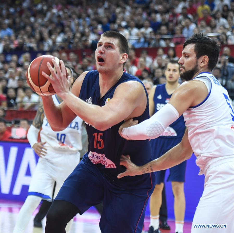 (SP)CHINA-FOSHAN-BASKETBALL-FIBA WORLD CUP-GROUP D- ITALY VS SERBIA (CN)