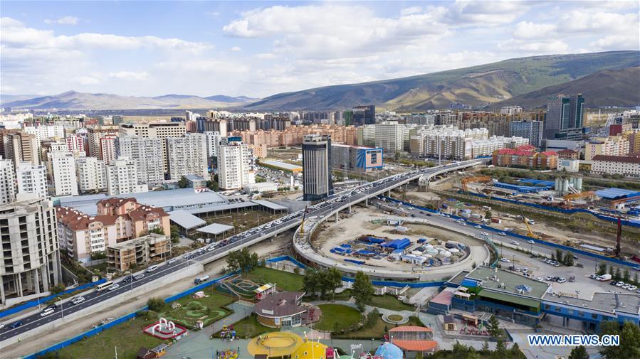 MONGOLIA-ULAN BATOR-CHINA-FUNDED OVERPASS-OPEN