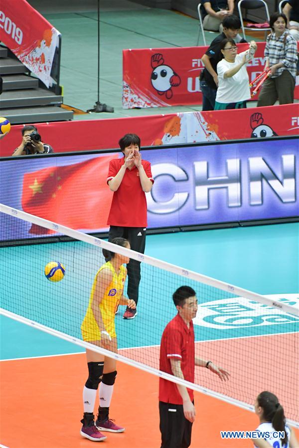 (SP)JAPAN-OSAKA-VOLLEYBALL-WOMEN'S WORLD CUP-CHN VS SRB