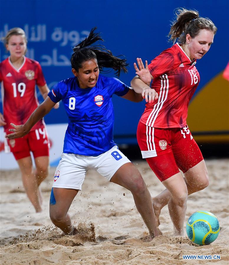 (SP)QATAR-DOHA-WORLD BEACH GAMES-WOMEN'S BEACH SOCCER