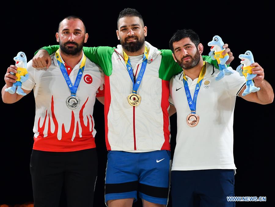 (SP)QATAR-DOHA-WORLD BEACH GAMES-MEN'S BEACH WRESTLING