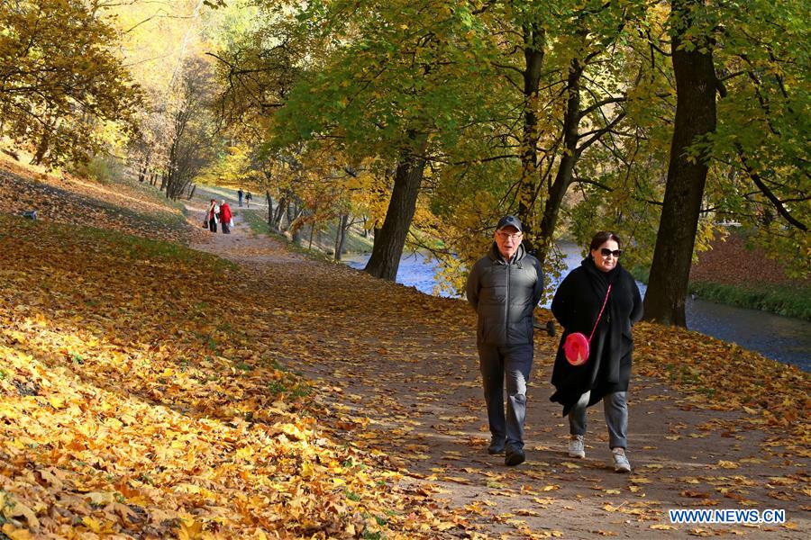 LITHUANIAN-VILNIUS-AUTUMN SCENERY