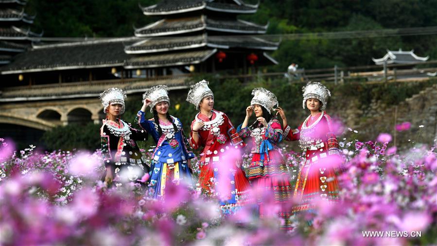 CHINA-GUANGXI-SANJIANG-GALSANG FLOWERS (CN)