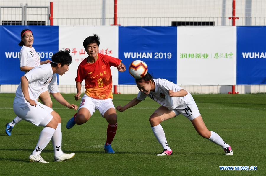 (SP)CHINA-WUHAN-7TH MILITARY WORLD GAMES-FOOTBALL