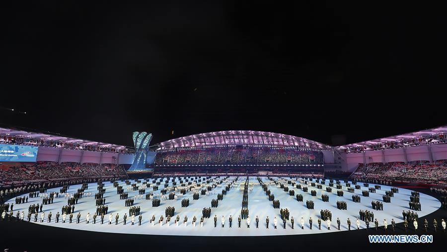 (SP)CHINA-WUHAN-7TH MILITARY WORLD GAMES-OPENING CEREMONY