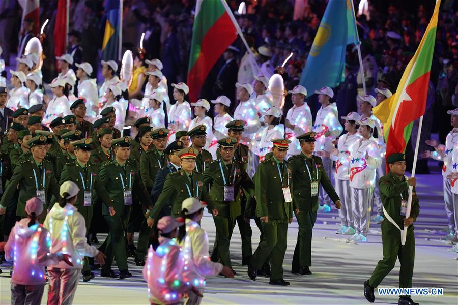 (SP)CHINA-WUHAN-7TH MILITARY WORLD GAMES-OPENING CEREMONY