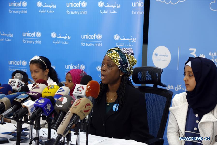 YEMEN-SANAA-UNICEF-PRESS CONFERENCE