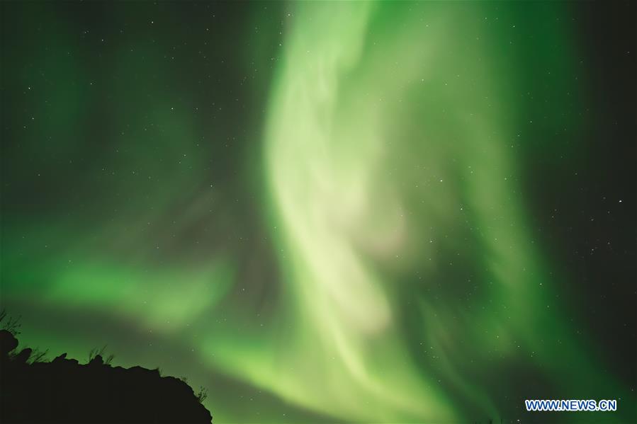 NORWAY-TROMSO-AURORA BOREALIS