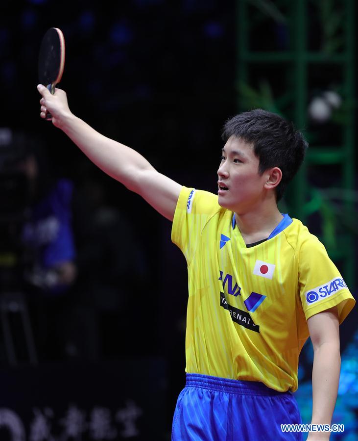 (SP)CHINA-CHENGDU-TABLE TENNIS-ITTF MEN'S WORLD CUP-QUARTERFINAL(CN)