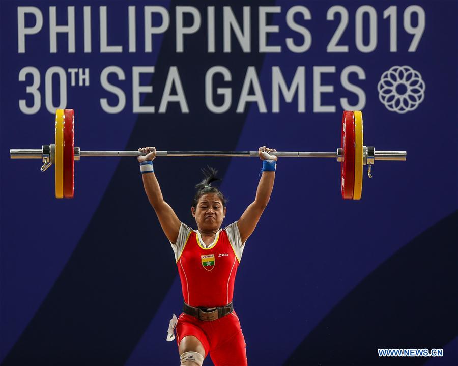 (SP)PHILIPPINES-QUEZON CITY-SEA GAMES-WEIGHTLIFTING