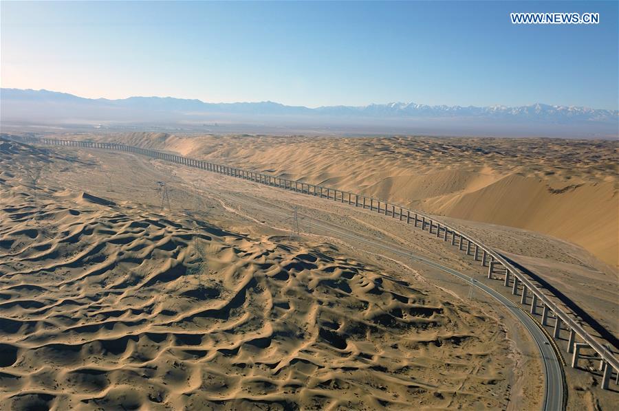 CHINA-GANSU-AKSAY-BRIDGE (CN)