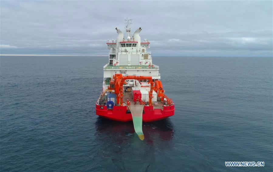 (EyesonSci) CHINA-ICEBREAKERS-XUELONG 2-ANTARCTIC EXPEDITION-FISH SAMPLE