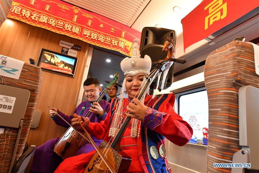 CHINA-BEIJING-HOHHOT-HIGH-SPEED RAILWAY-OPENING (CN)