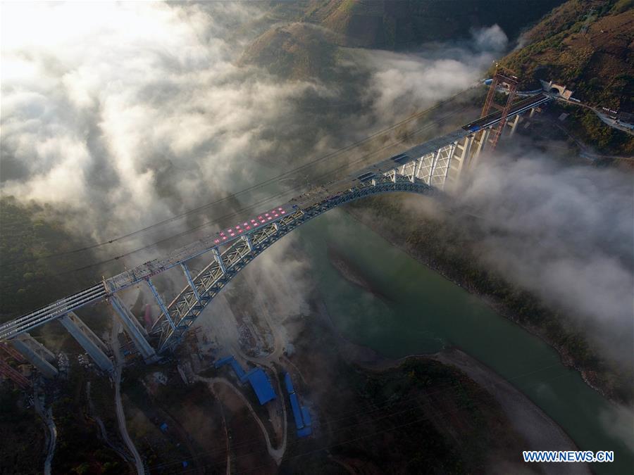 CHINA-YUNNAN-NUJIANG RIVER-RAILWAY BRIDGE (CN)