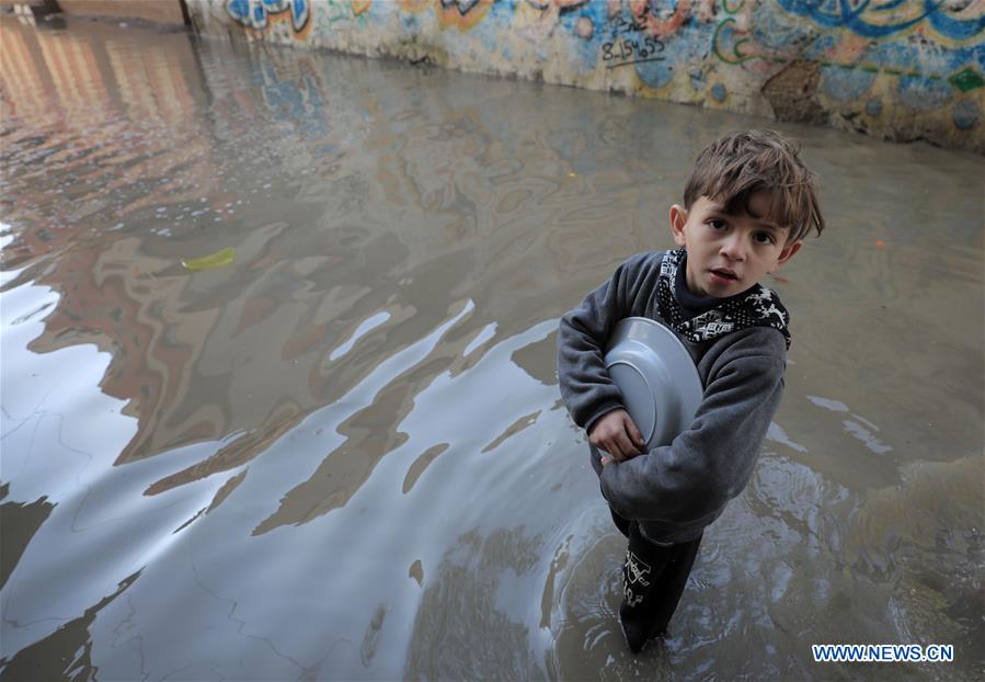 MIDEAST-GAZA-FLOOD