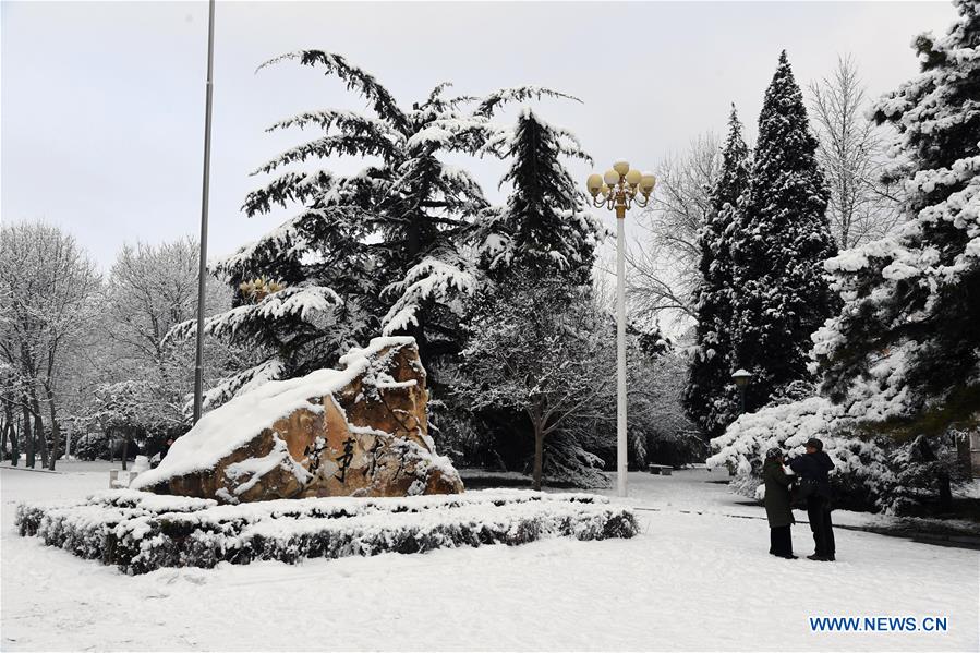 CHINA-BEIJING-SNOW SCENERY (CN)