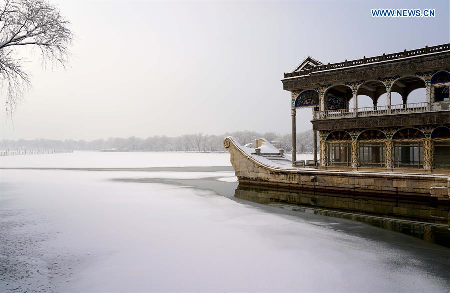 CHINA-BEIJING-SUMMER PALACE-SNOW SCENERY (CN)