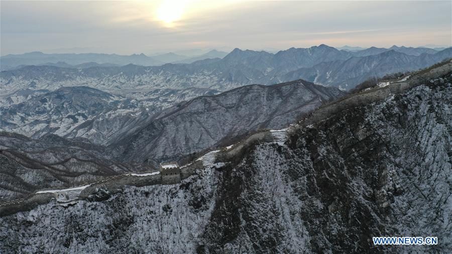 CHINA-BEIJING-JIANKOU GREAT WALL-SNOW SCENERY (CN)