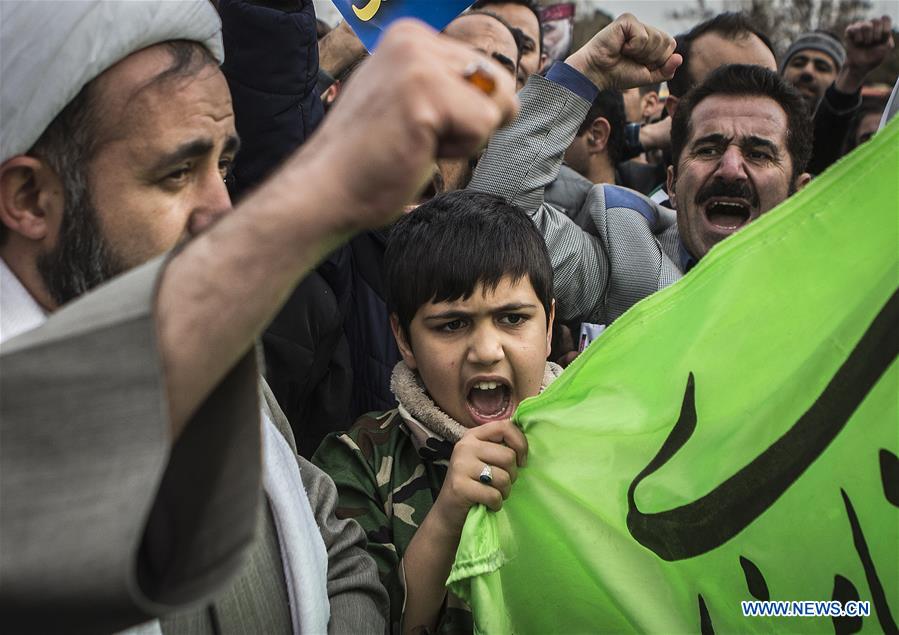 IRAN-TEHRAN-KHAMENEI-SUPPORTERS-PROTEST