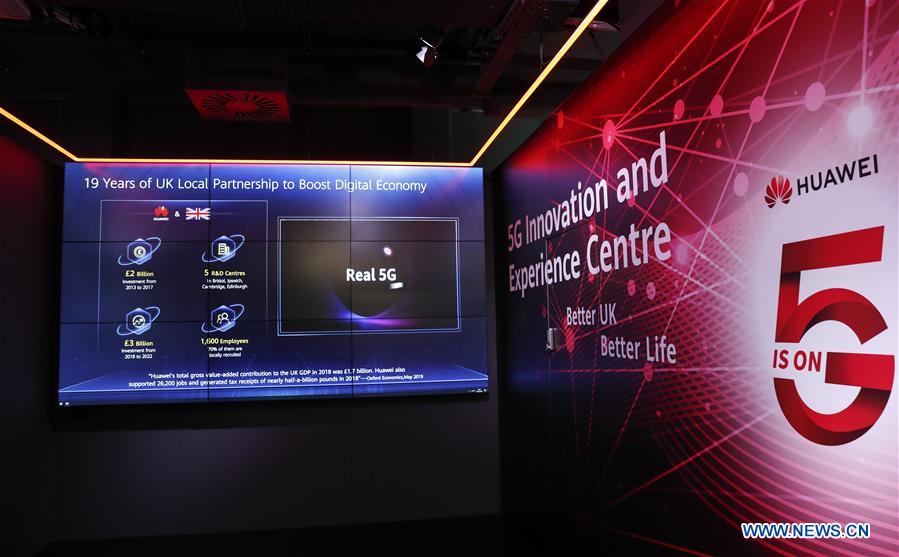 BRITAIN-LONDON-HUAWEI-5G NETWORK