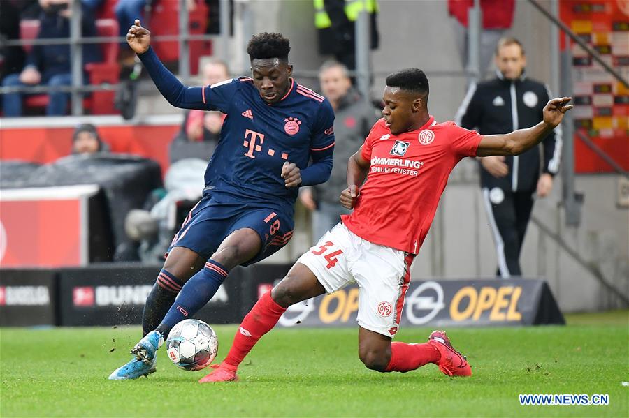 (SP)GERMANY-MAINZ-FOOTBALL-BUNDESLIGA-MAINZ 05 VS BAYERN MUNICH