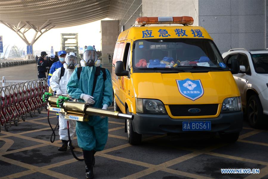 CHINA-HUNAN-DISINFECTION-VOLUNTEERS (CN)