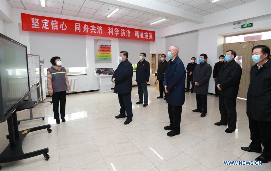 CHINA-BEIJING-XI JINPING-CORONAVIRUS CONTROL-INSPECTION (CN)