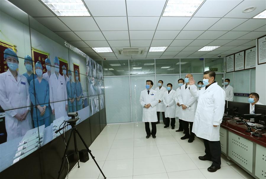 CHINA-BEIJING-XI JINPING-CORONAVIRUS CONTROL-INSPECTION (CN)