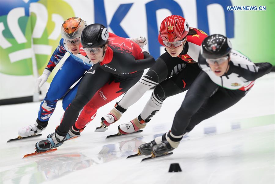 (SP)THE NETHERLANDS-DORDRECHT-ISU WORLD CUP-SHORT TRACK