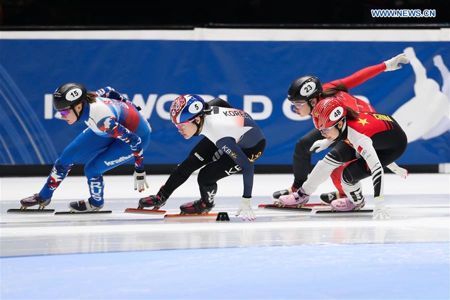 (SP)THE NETHERLANDS-DORDRECHT-ISU WORLD CUP-SHORT TRACK