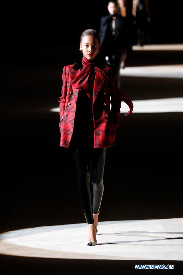 FRANCE-PARIS-FASHION WEEK-SAINT LAURENT