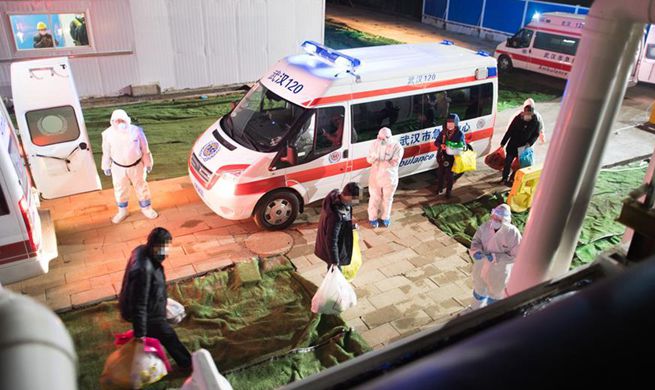 Makeshift hospital in Wuhan receives coronavirus-infected patients