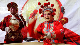 Drum, gong competition marks Lunar New Year in E China