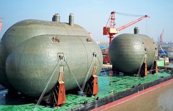 In pics: Delivery of type C tanks in east China's Jiangsu