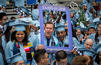 Columbia University holds commencement ceremony