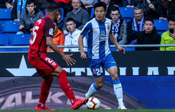 Spanish league match: RCD Espanyol vs. Sevilla