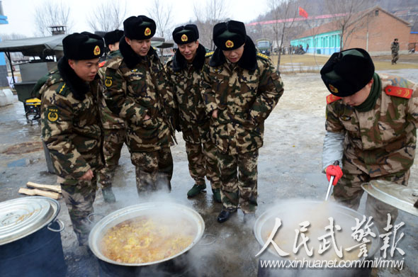 武警鐵嶺支隊精心做好新兵野營拉練后勤保障