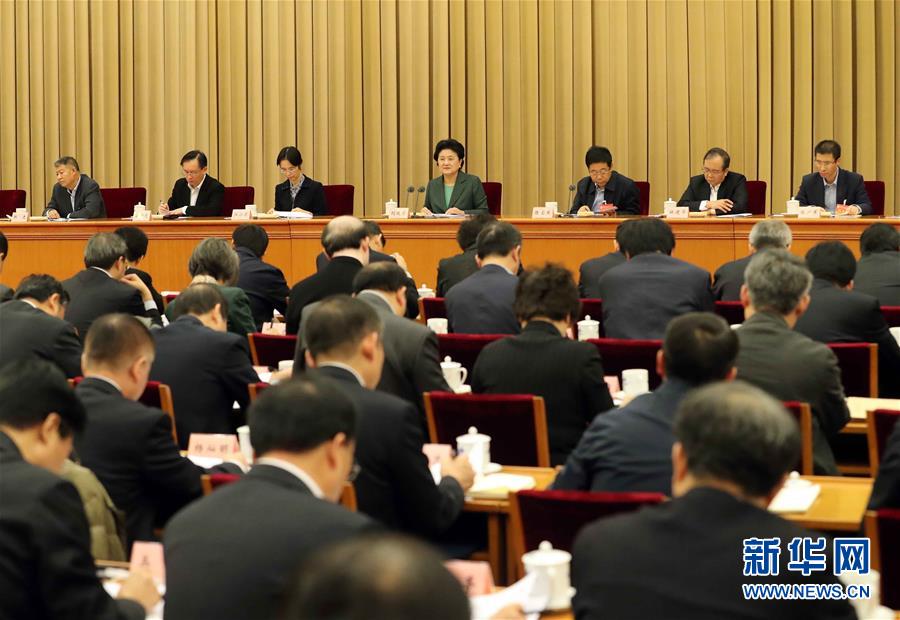 12月9日，中共中央政治局委員、國務院副總理劉延東在北京出席教育部直屬高校工作咨詢委員會第26次全體會議并講話。 新華社記者劉衛兵攝