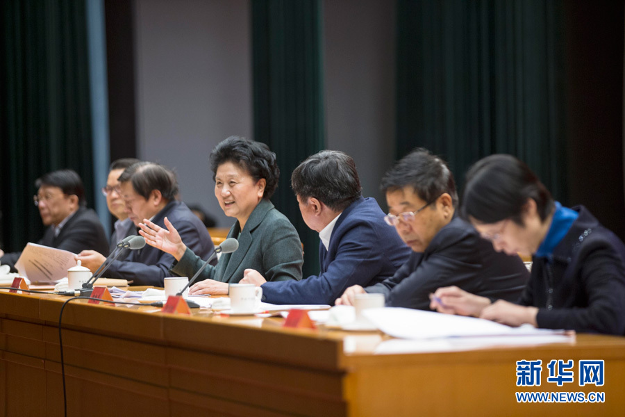 1月16日，中共中央政治局委員、國務(wù)院副總理劉延?xùn)|在北京出席“加強和改進新形勢下高校思想政治工作專題研討班”開班式。 新華社記者崔新鈺 攝