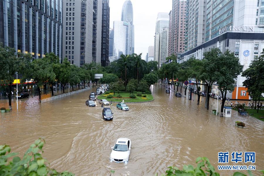 （環境）（5）臺風“艾云尼”攜雨襲廣州