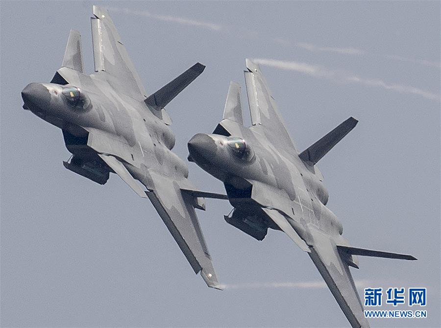 （軍事）（1）殲－20戰機進行展示 震撼獻禮空軍成立紀念日